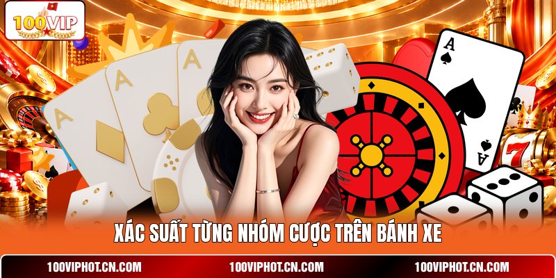 Xác suất từng nhóm cược trên bánh xe
